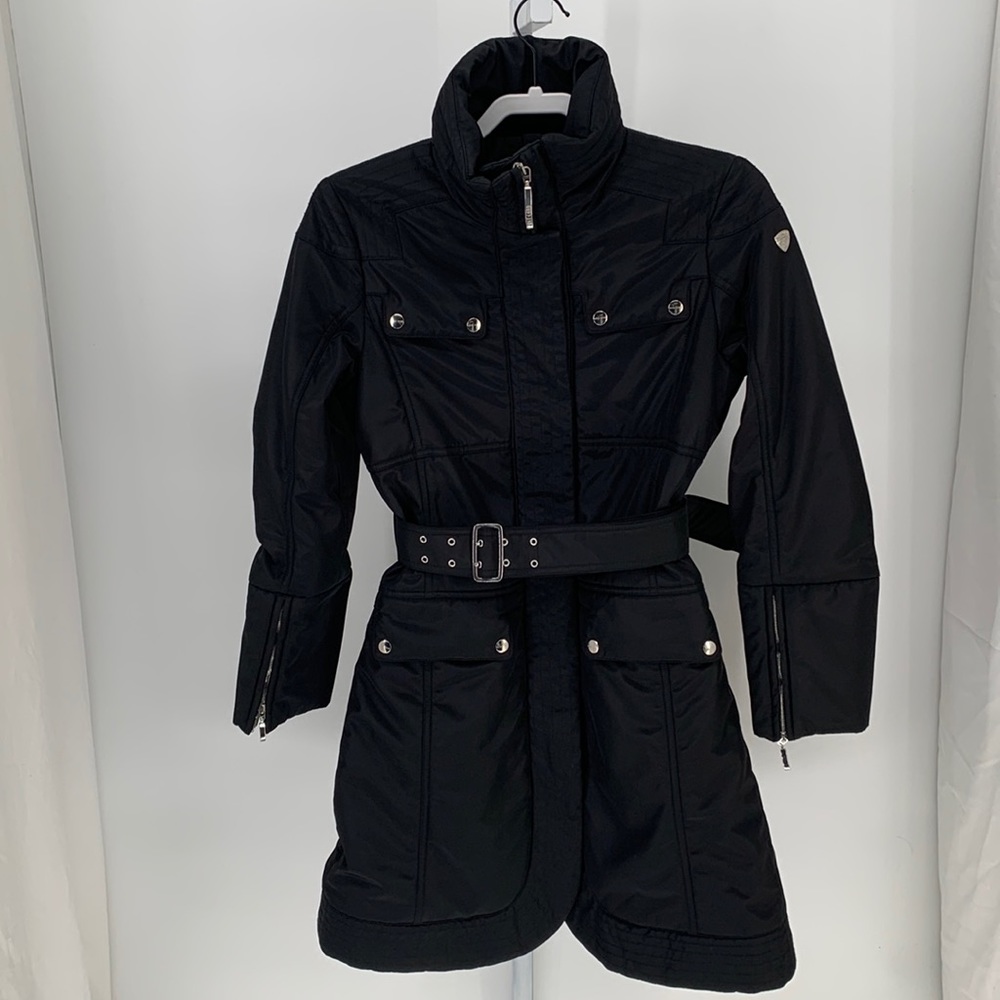 Like New Condition• Postcard Classic Black City Coat Sz2